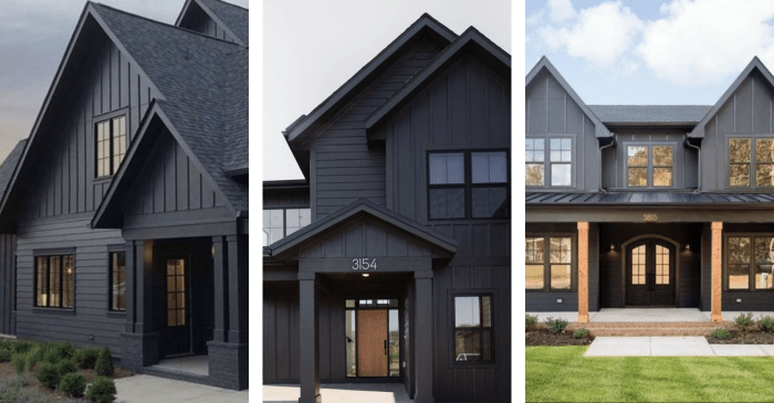Exterior House Colors With Black Windows Exterior House Colors With Black Windows